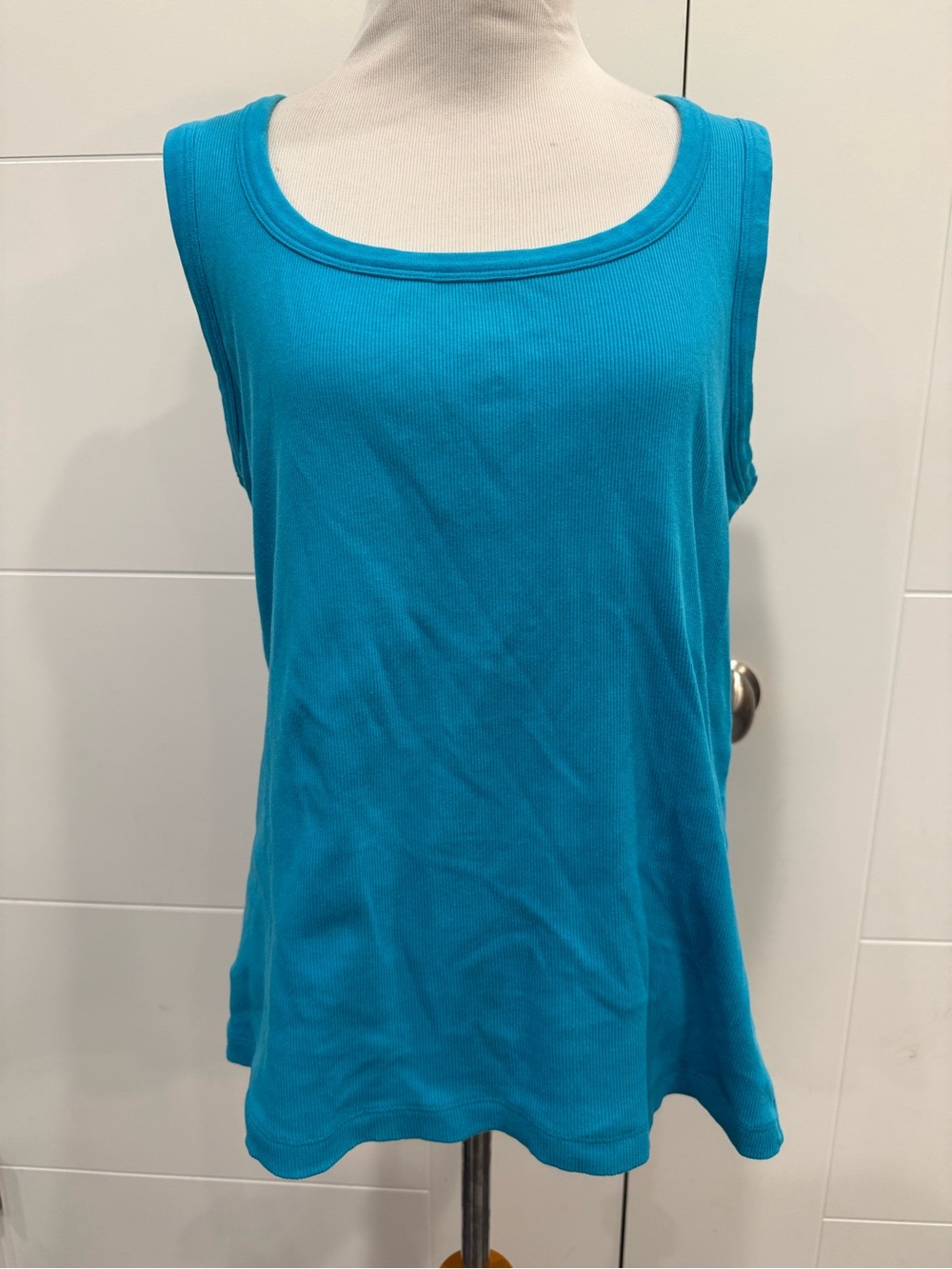 Chico's Bright Teal Scoop Neck Tank